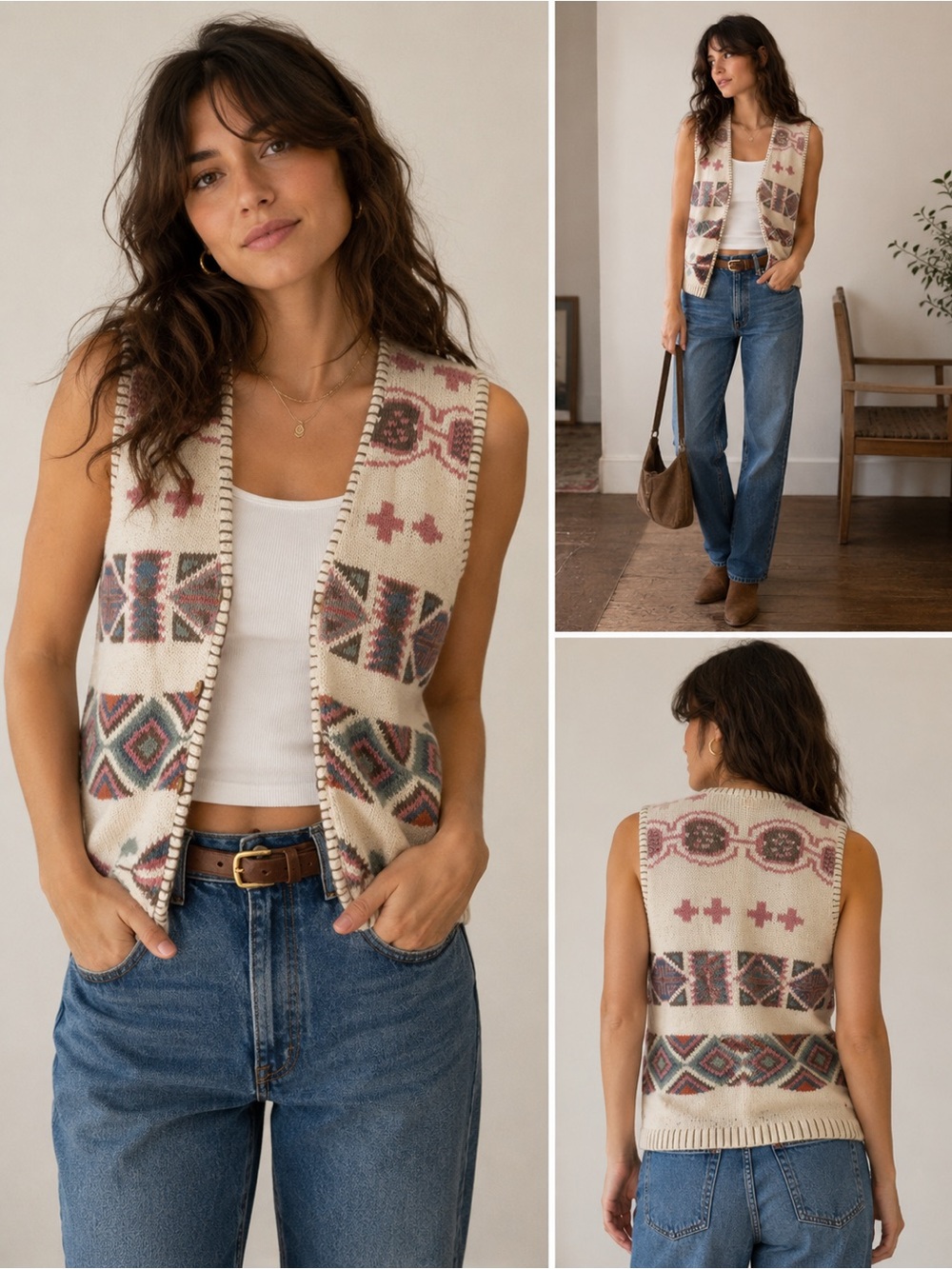 VINTAGE Additions Knit Vest
